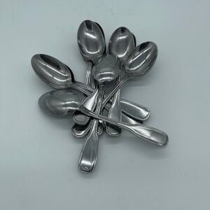 Vintage SERCO DEVILLE Stainless Steel Tablespoons Lot of 10 Made in Japan